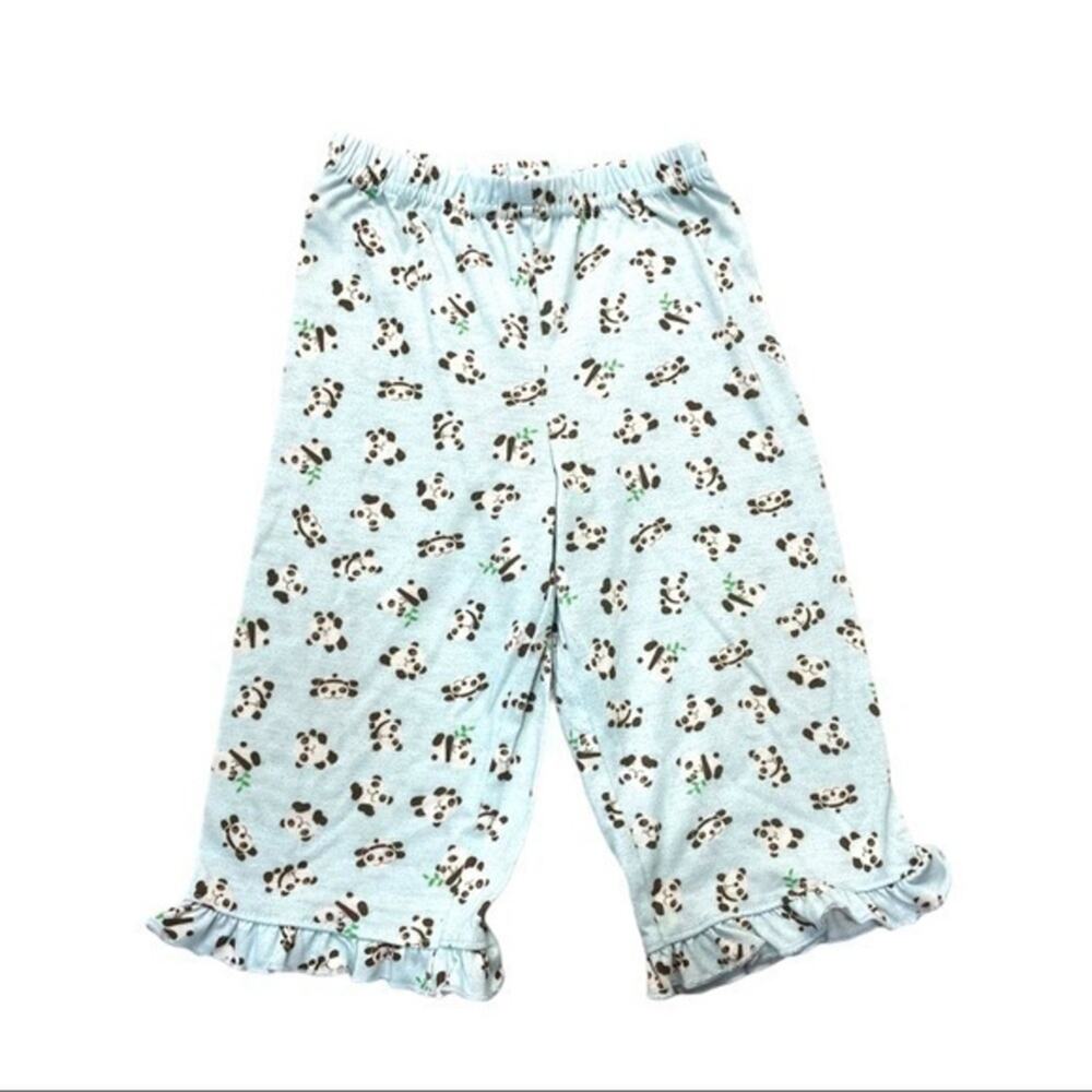 Carter’s Panda Pajama Bottoms blue loungewear baby Size 18 Months